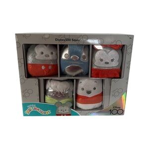 Jazwares Squishmallow Disney 100 Anniversary Collectors Five Piece 5” Set